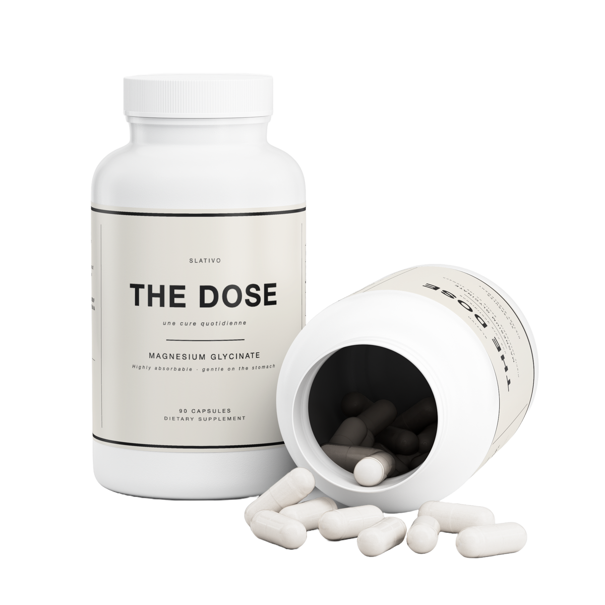 The Dose - Magnesium Glycinate bottles